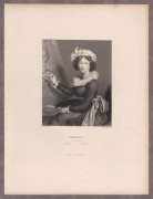 Виже Лебрен, автопортрет. Гравюра 1850-х годов.