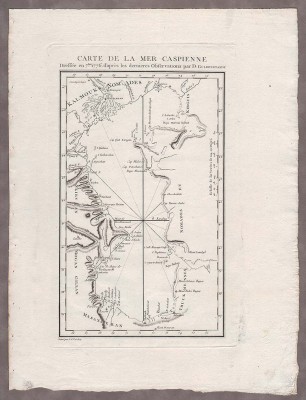 Карта Каспийского моря, [1783] год.