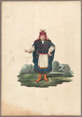 Костюмы народов России: Удмуртия. Вотяки, 1803 год.
