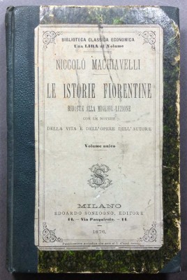 Макиавелли. История Флоренции, 1874 год. 
