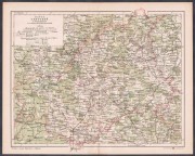 Карта Тверской губернии, конца XIX века.