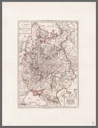 Карта Европейской части России, 1802 год.