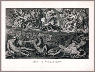 Перино дель Вага. Юпитер, сражающий гигантов, 1810-1830 гг.