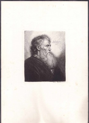 Рембрандт. Портрет старика с бородой.