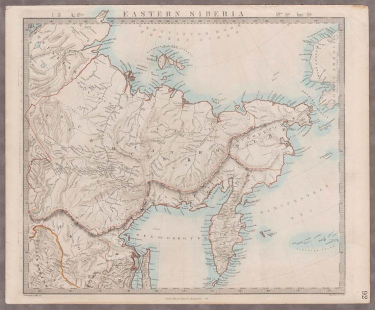 Карта 1850 года