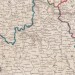 Антикварная карта Белоруссии и Украины, 1850-е годы.