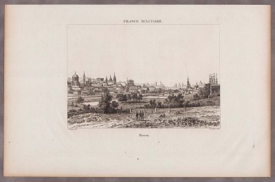 Москва. Антикварная панорама на старый город, 1830-е гг.