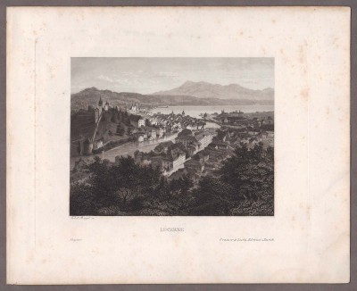 Швейцария. Люцерн, 1850-е года.