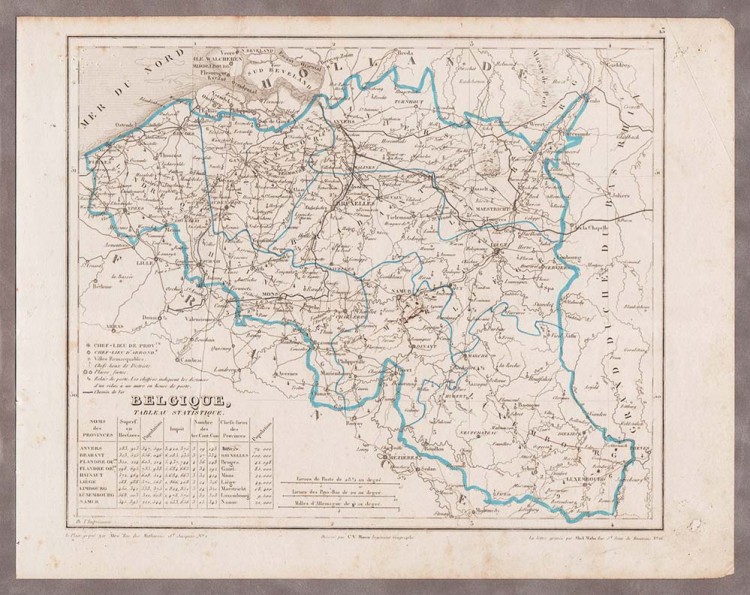 Карта 1830 год