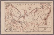 Карта Архангельской губернии. Конец XIX века.