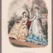  Французская мода. Антикварные литографии 1867 года.