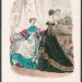 Французская мода. Антикварные гравюры 1867 года. Французская мода. Антикварные гравюры 1867 года.