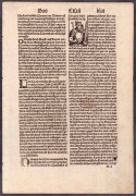 Лист из инкунабулы, [1496] год.