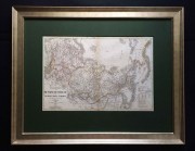Карта Российской Империи в Европе, Азии и Америке.