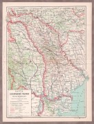Карта Бессарабской губернии.