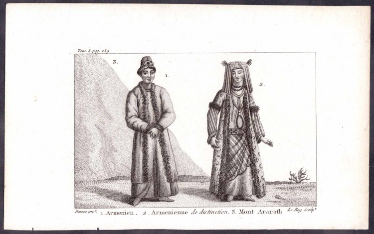 Разновидности армянского национального костюма.