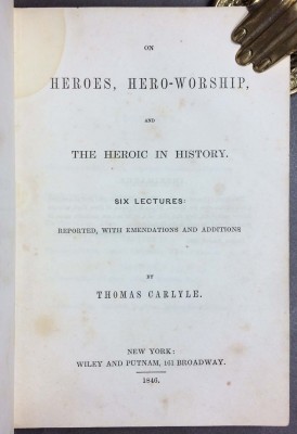 Герои, почитание героев и героическое в истории, 1846 год.
