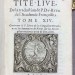 Тит Ливий. История Рима от основания города, 1664 год.