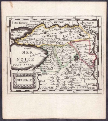 Антикварная карта Грузии.