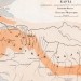 Карта нефтяных месторождений западной части Кубанской области Таманского полуострова.