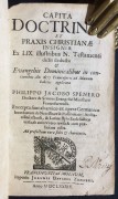 Религиозная книга на латинском языке, 1689 год.
