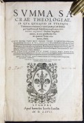 Фома Аквинский. Сумма теологии, [Ин-фолио / In-folio] 1567 год.
