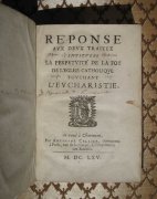 Вечность веры католической церкви... 1665 год.