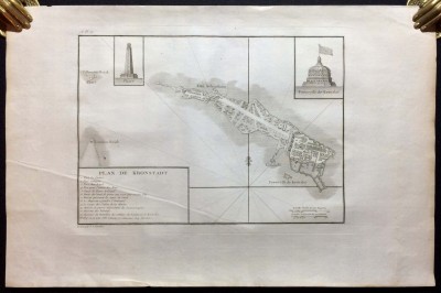 Антикварный план Кронштадта, [1783] год.