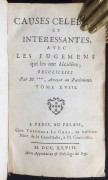 Антикварная книга на французском языке, 1748 год.