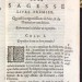 Шаррон. Три книги о мудрости, 1662 год.