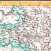 Карта Северного Кавказа, Центральной и Южной России, 1829 год.