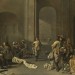 Сцена в разграбленной старой римской церкви.