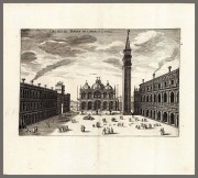 Италия. Венеция. Площадь Сан Марко 1640-е года.