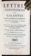 Исторические и галантные письма от двух знатных дам, 1739 год.