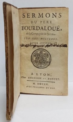  Антикварная книга на французском языке, 1715 год.