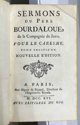  Антикварная книга на французском языке, 1716 год.