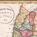 Карта Двенадцати колен Израилевых, 1829 год.