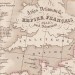 Антикварная карта Франции.
