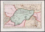 Карта Малой Бухары [Средняя Азия, Узбекистан, Казахстан], 1749 год.