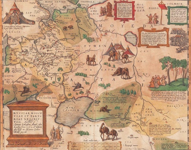 Карта энтони дженкинсона 1562