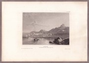 Кипр. Вид на столицу с моря, 1840-е годы.