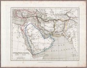 Карта Ближнего Востока, 1830-х годов.