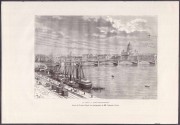 Санкт-Петербург. Вид на Исаакиевский собор с берега Невы, 1880-е гг.