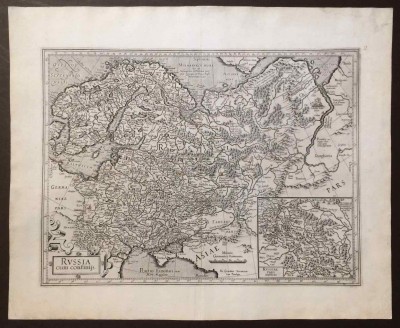 Меркатор. Антикварная карта России, [1619] год.