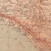 Карта Кубанской области, конца XIX века.