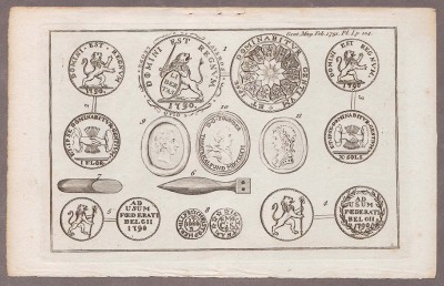 Бельгия. Монеты 1790 года.