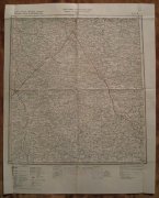 2-я Мировая Война. Орел. Оригинальная карта, 1941 год. 