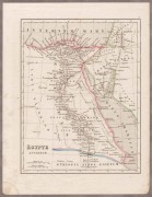 Карта Древнего Египта 1830-х годов.