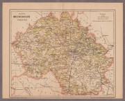 Карта Московской губернии, конца XIX века.