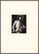 Доменикино. Спартак, антикварная гравюра 1840-е гг.
